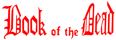 Book of the Dead logo for ZX Spectrum